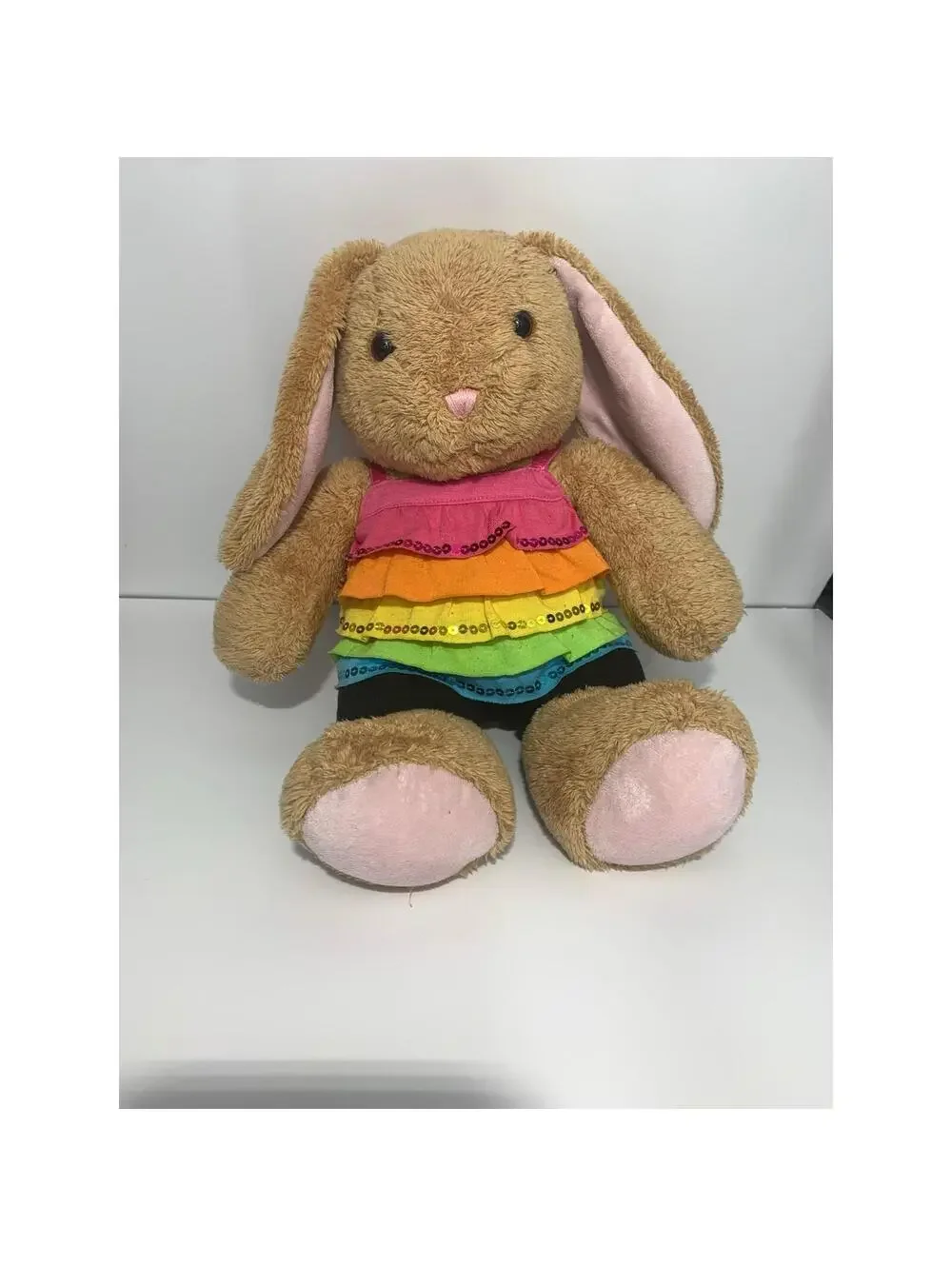 Build a Bear Workshop BAB W Brown Bunny Rabbit Plus